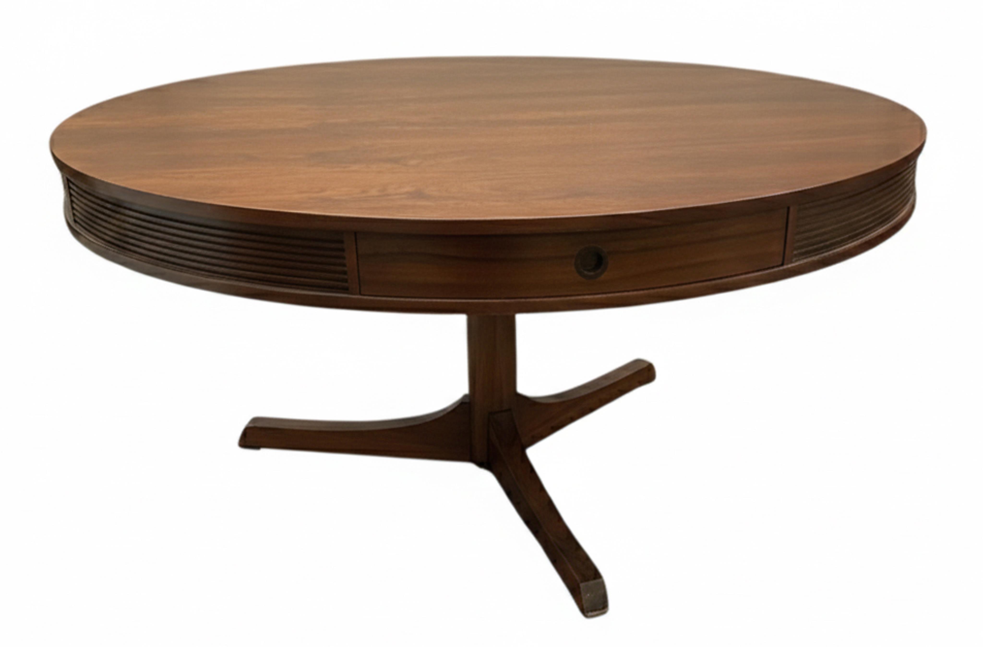 Robert Heritage (1927-2008) for Archie Shine: A 'Bridgford' rosewood drum dining table